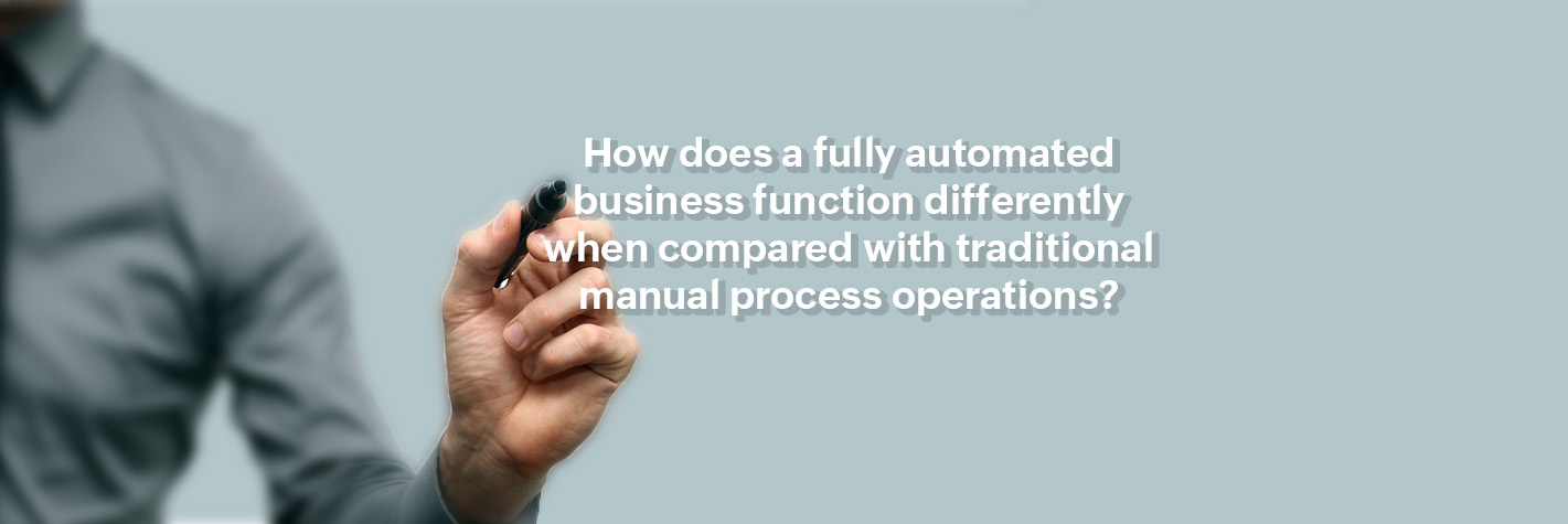 All important details shining a light on the difference between a manually operated business and businesses which implement process automation to their operations like - visibility, scalability, customization, streamlining of processes, and compliance.